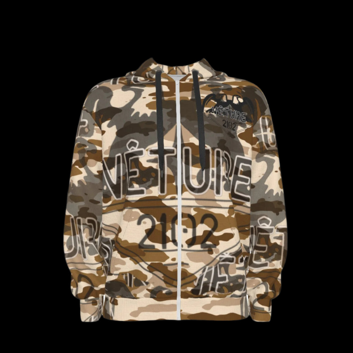 WAR READY Unisex Zip Hooded Sweatshirt