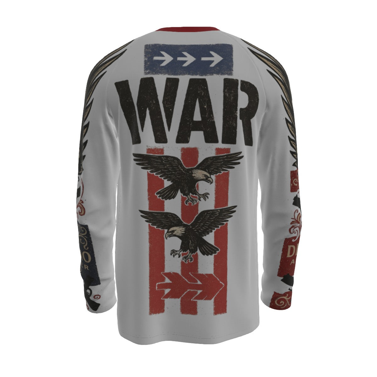WAR READY Raglan Long Sleeve T-shirt  | 190GSM Cotton