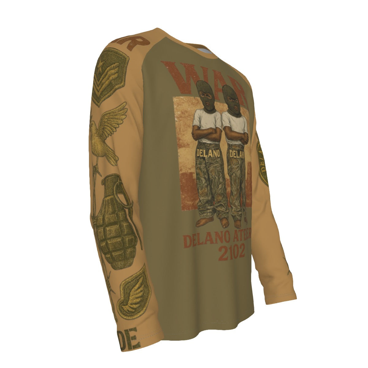 WAR READY Raglan Long Sleeve T-shirt  | 190GSM Cotton
