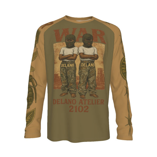 WAR READY Raglan Long Sleeve T-shirt  | 190GSM Cotton