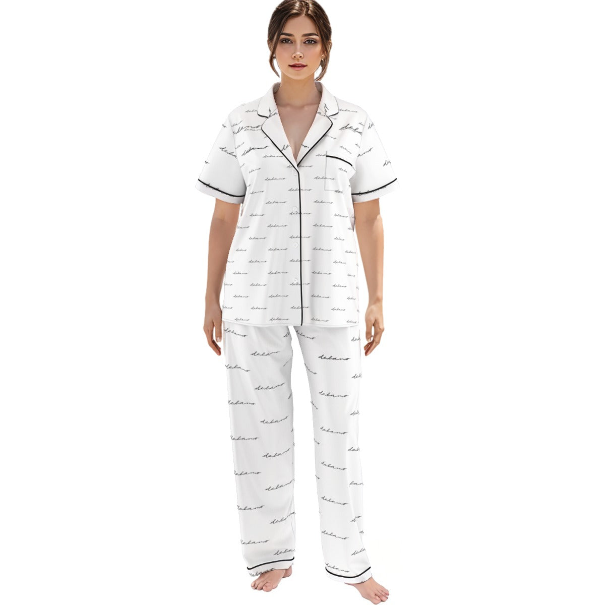 Delano's Script Pajamas Set