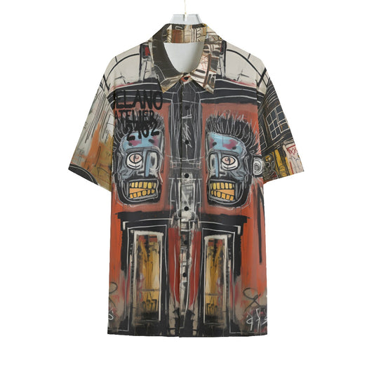 Unchained Expressions Graffiti Men's Shirt With Pocket