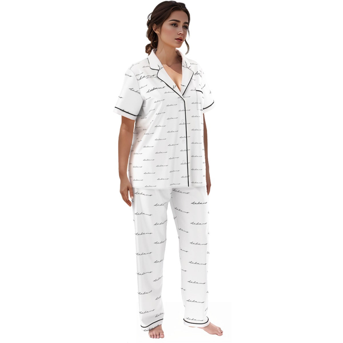 Delano's Script Pajamas Set