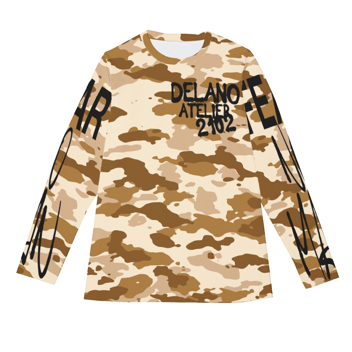 Unchained expressions “See no evil” Camo Long Sleeve T-Shirt